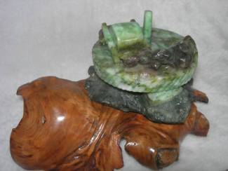 Jade Buddha Sculpture Jade Carving Nephrite Jade